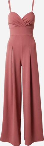 WAL G. Jumpsuit 'THEA' in Roze: voorkant