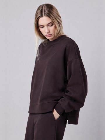 Sweat-shirt 'Felpa Felpata Girocollo' OWN Off With Nature en marron