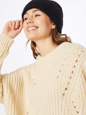 Grace & Mila Pullover 'Dustin' in Beige