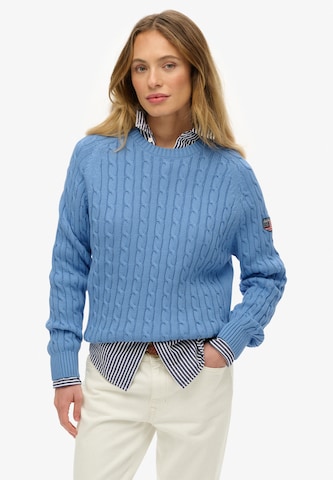 Pull-over Superdry en bleu : devant