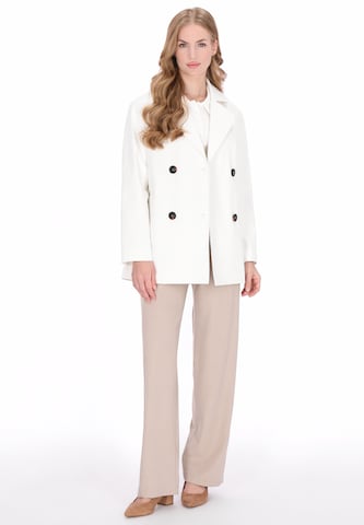 DreiMaster Klassik - Sobretudo meia-estação em branco