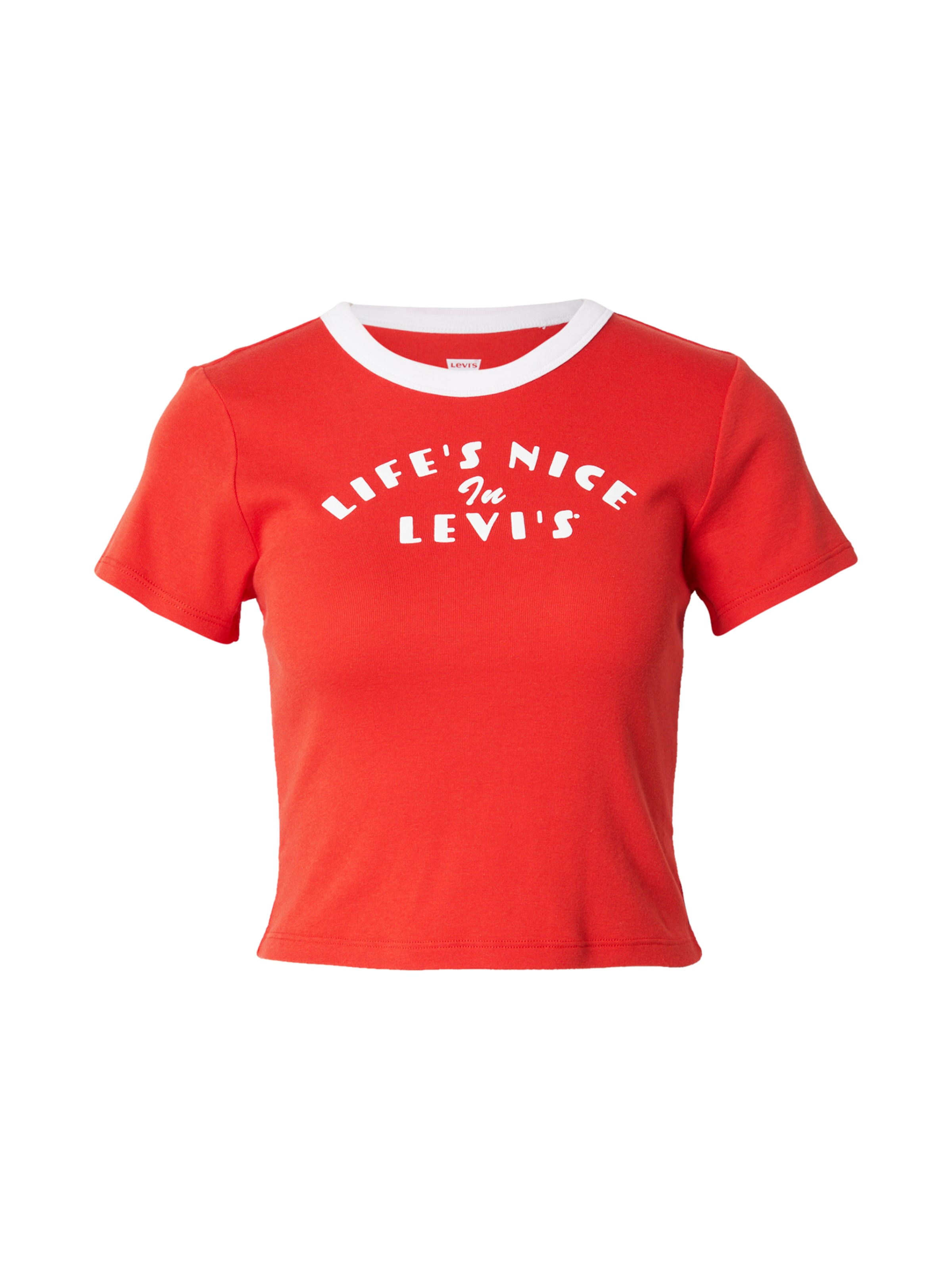 Tricou 'MINI RINGER' de la LEVI'S ® pe roșu: față