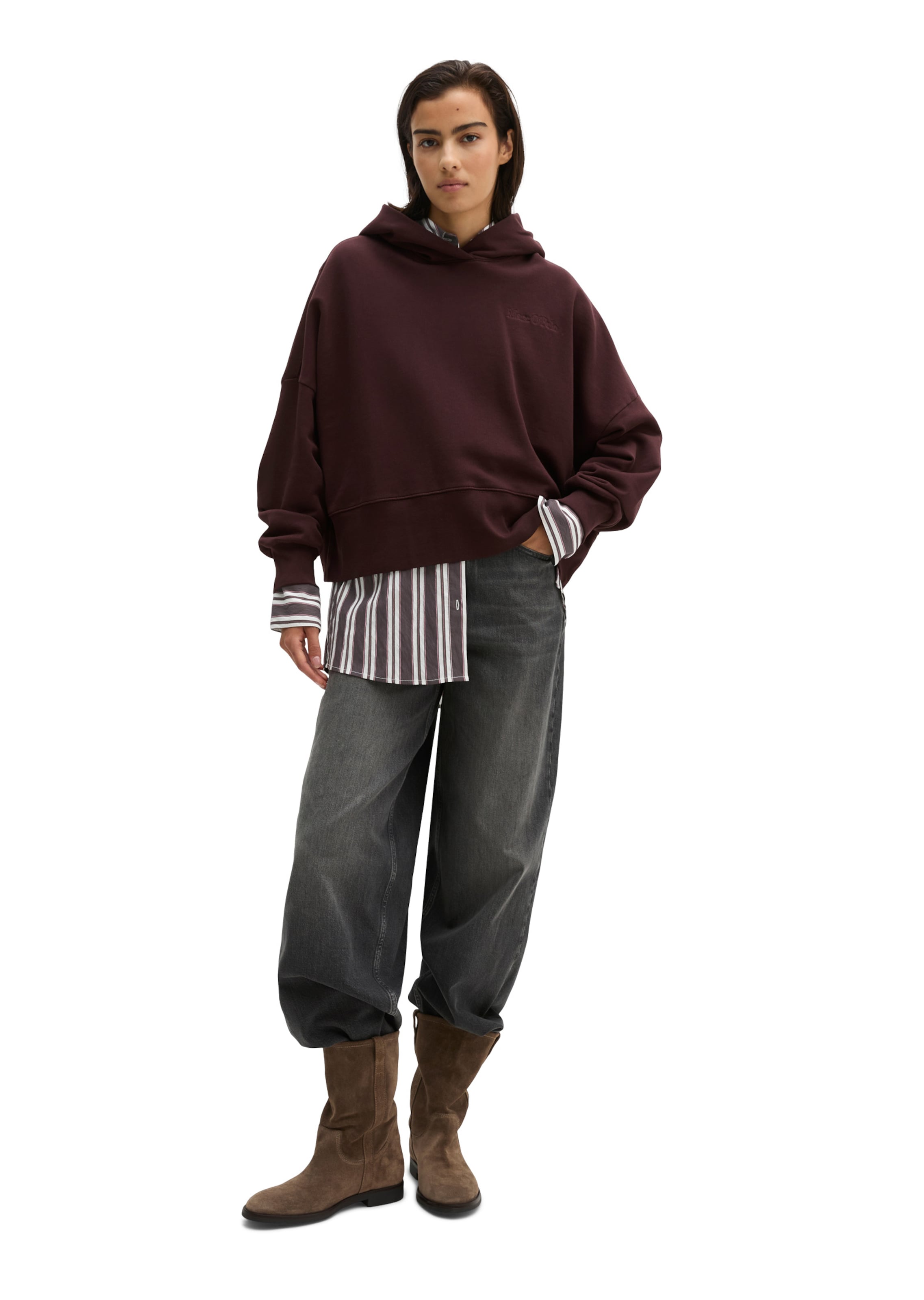 Marc O'Polo Sweatshirt in Rot
