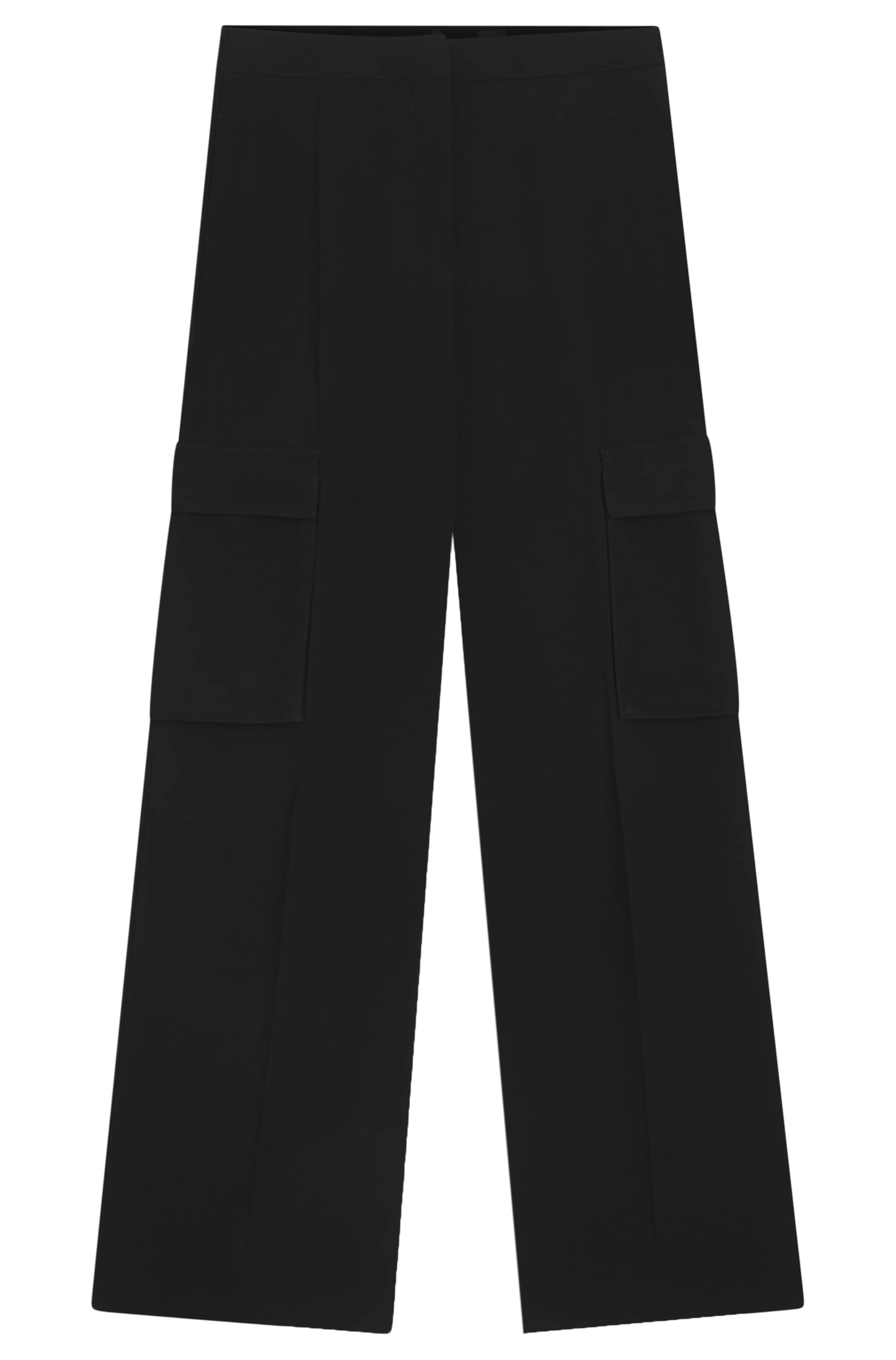 BOSS Regular Cargo Pants 'Tianamia' in Black: front