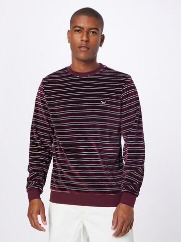 Iriedaily - Sweatshirt 'Bomasar' em roxo: frente