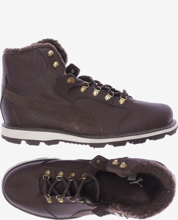 PUMA Anke & Mid-Calf Boots in 47 in Brown: front