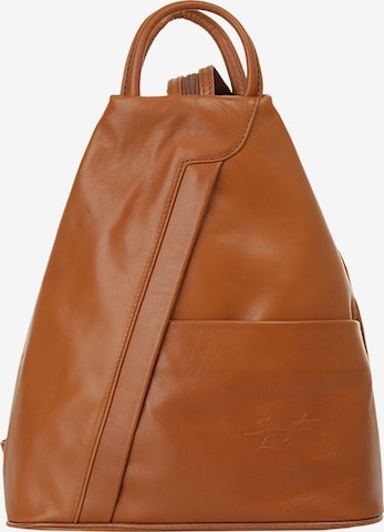 Samantha Look Rucksack in Braun: Vorderseite