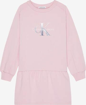 Robe Calvin Klein Jeans en rose : devant