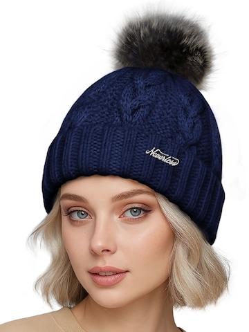 Neverless Beanie 'Jule' in Blue: front