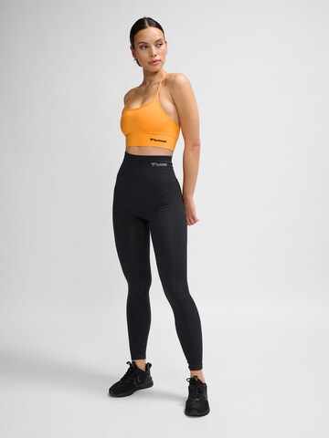 Hummel Bustier Sporttop in Oranje