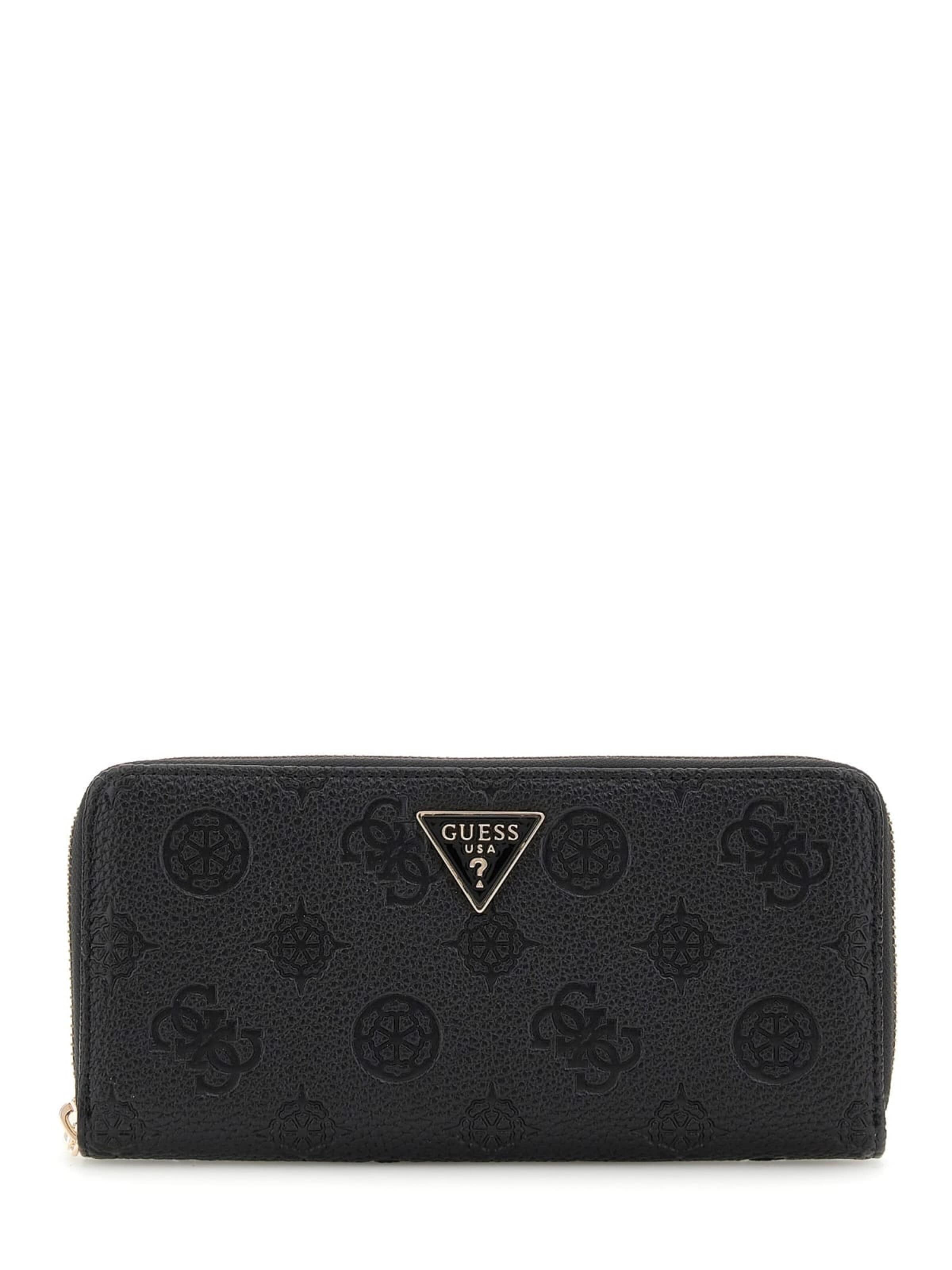 GUESS Wallet 'Cresidia' in Black: front