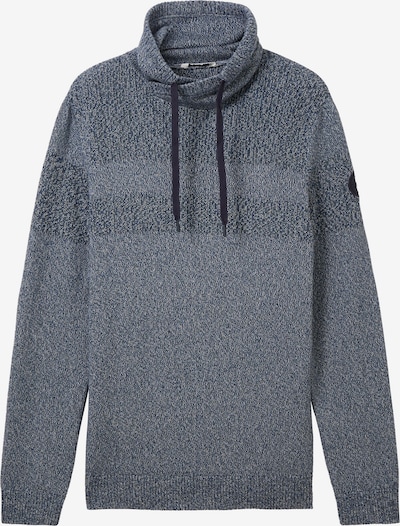 TOM TAILOR Pull-over en bleu-gris / noir, Vue avec produit