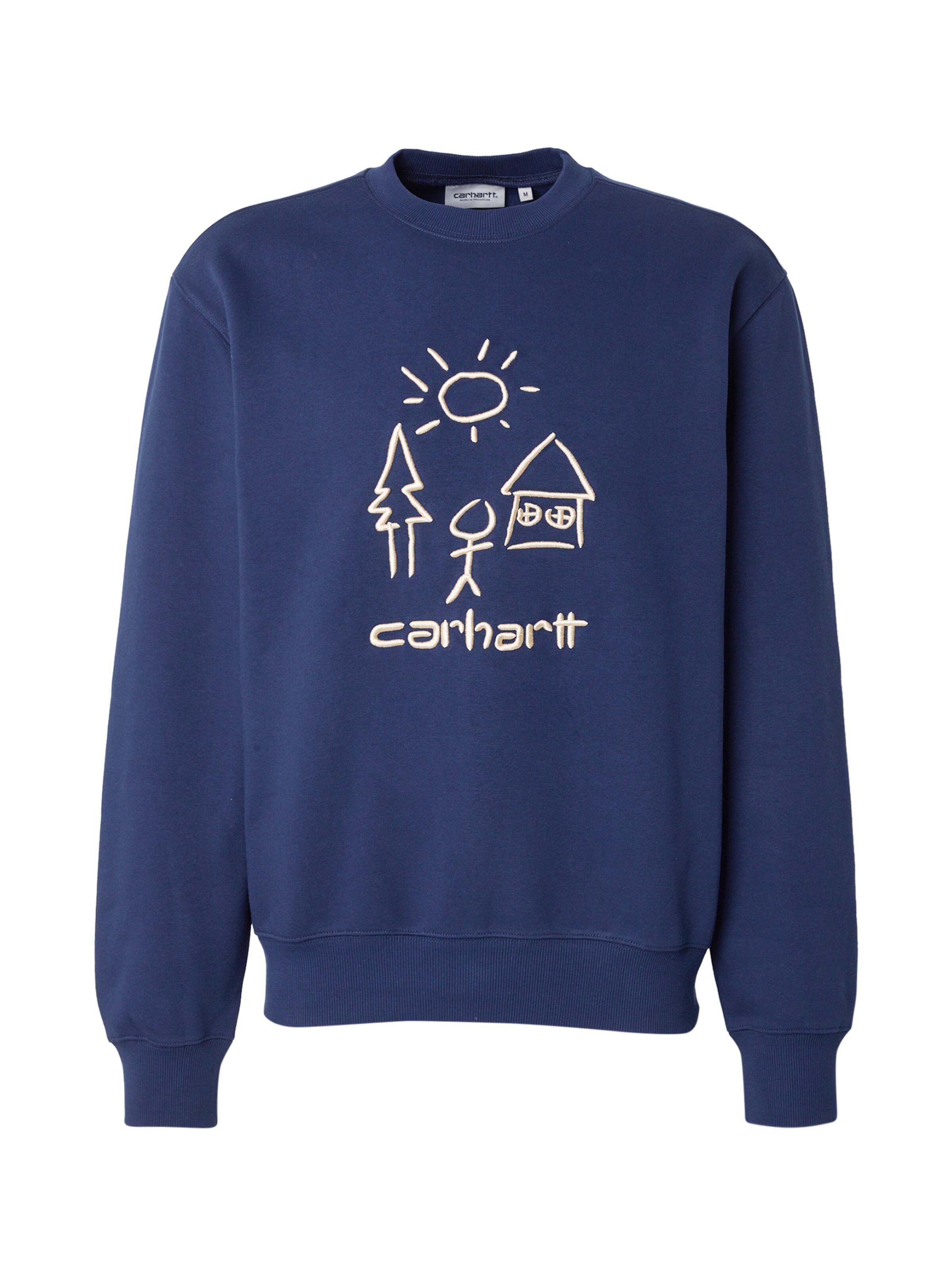 Carhartt WIP Sweatshirt 'Masterpiece' i blå: forside