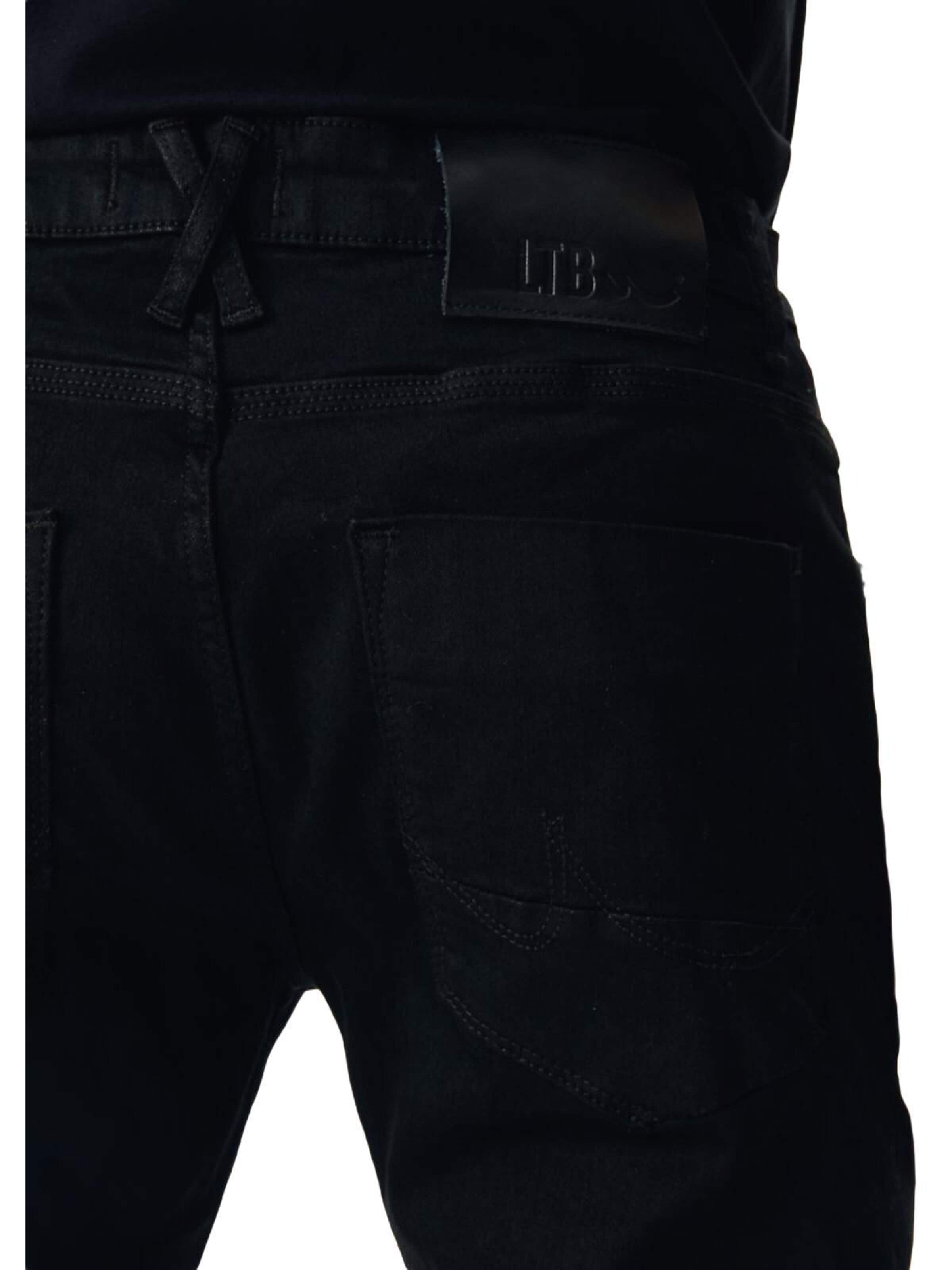 LTB Jeans - Slimfit Vaquero 'LTB Jeans Herren Joshua Skinny Leg Low Waist Jeanshose' en negro