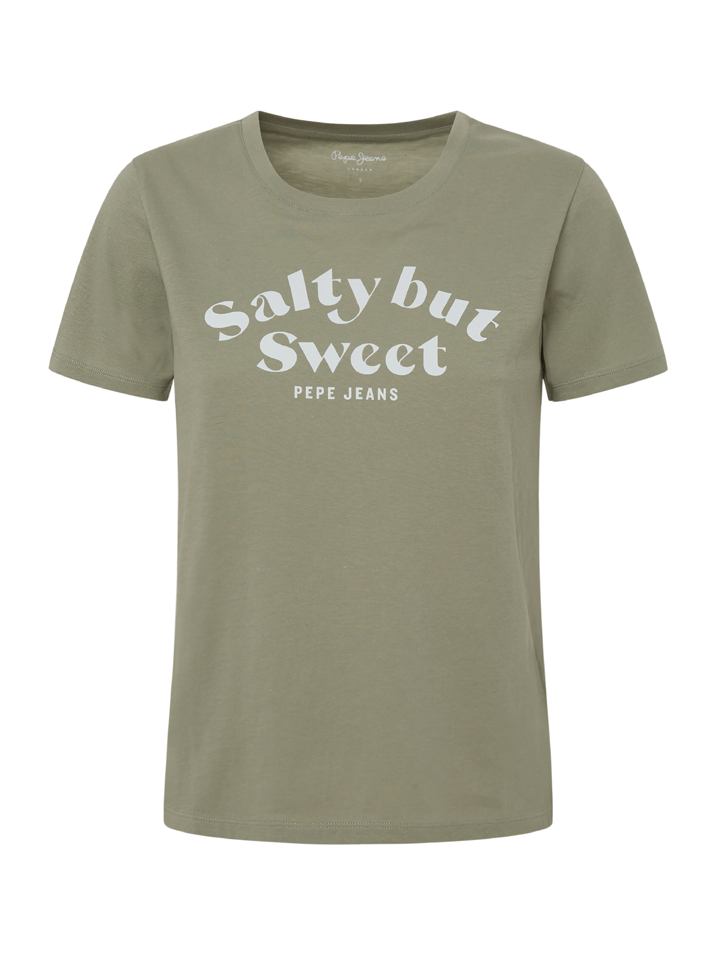 Pepe Jeans Shirt 'Effie' in Groen: voorkant