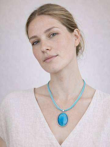 COLLEZIONE ALESSANDRO Kette 'Stone'‌‌‌‌‌ in Blau
