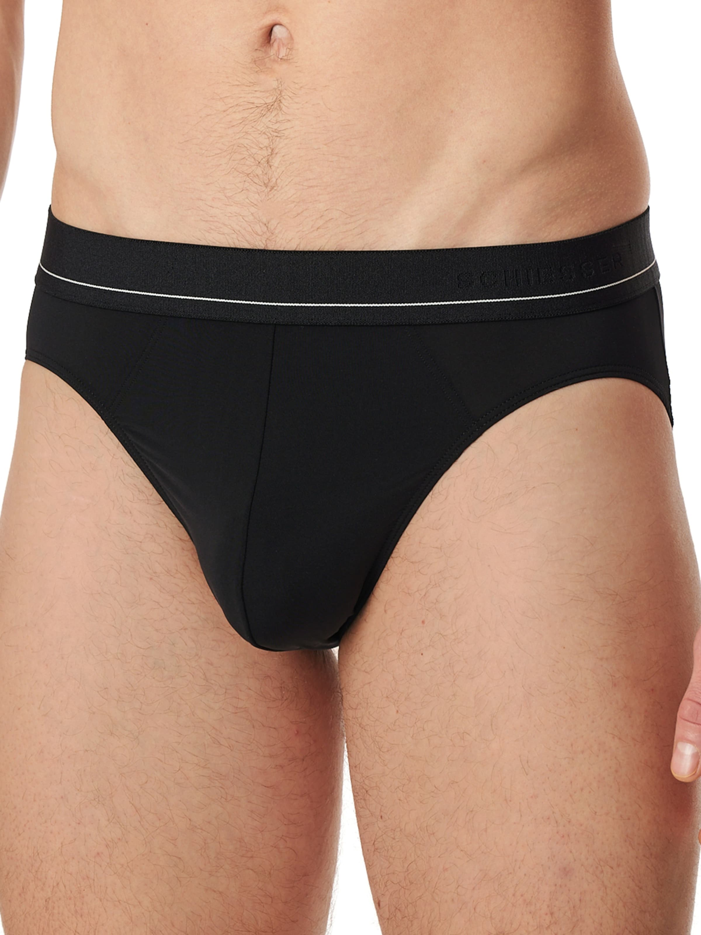 SCHIESSER Slip ' Rio - Pure Micro ' in Black