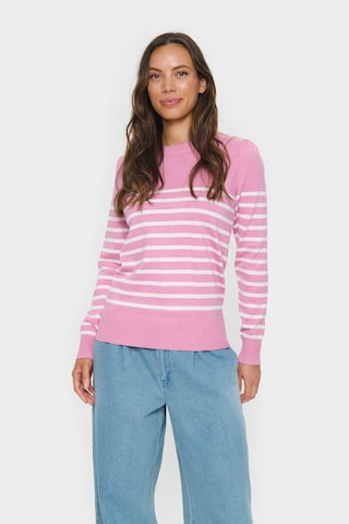 Pull-over 'Mila' SAINT TROPEZ en rose : devant
