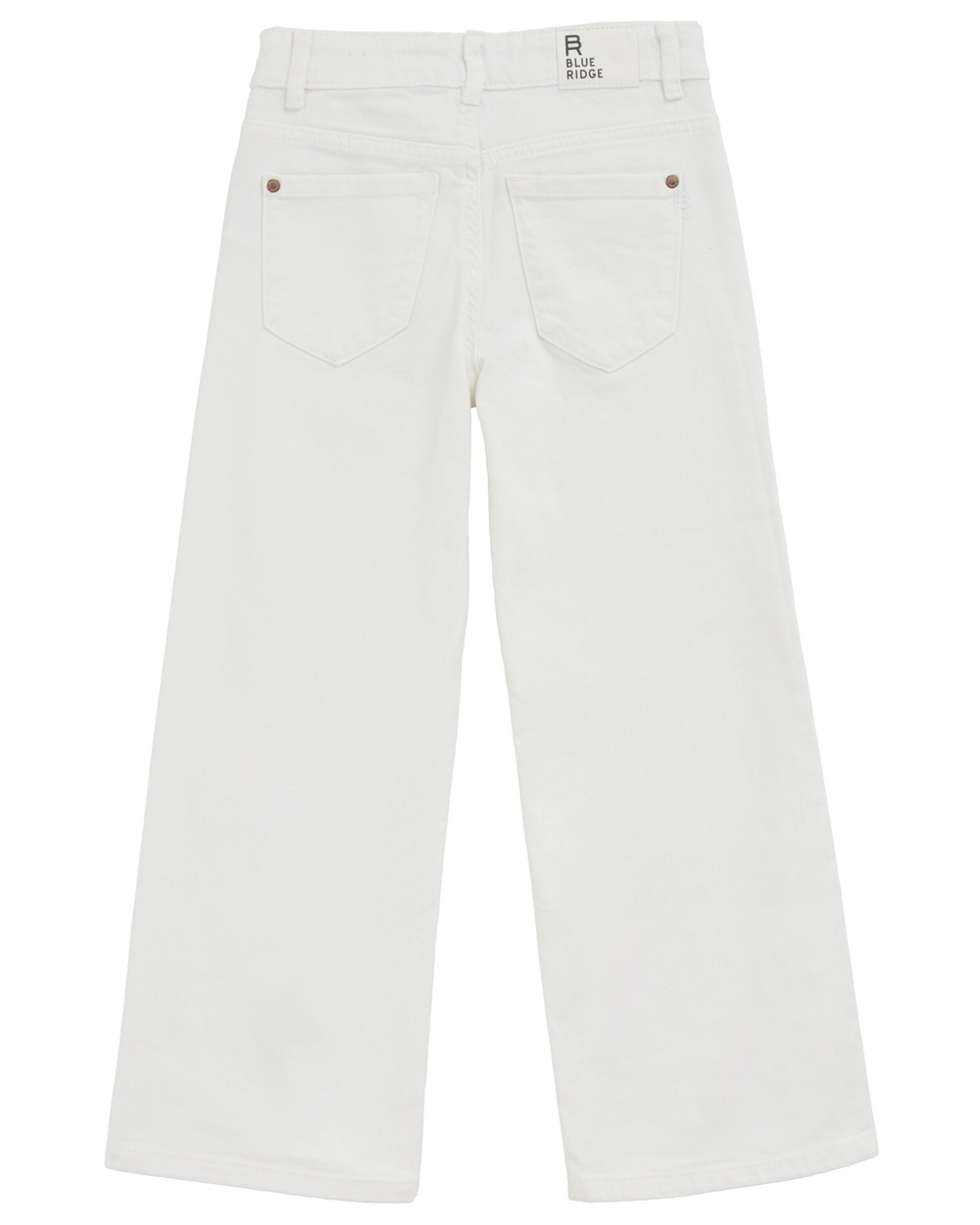 WE Fashion Bő szár Farmer - fehér