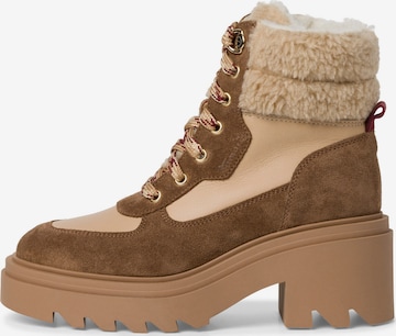 TAMARIS Lace-Up Ankle Boots in Brown