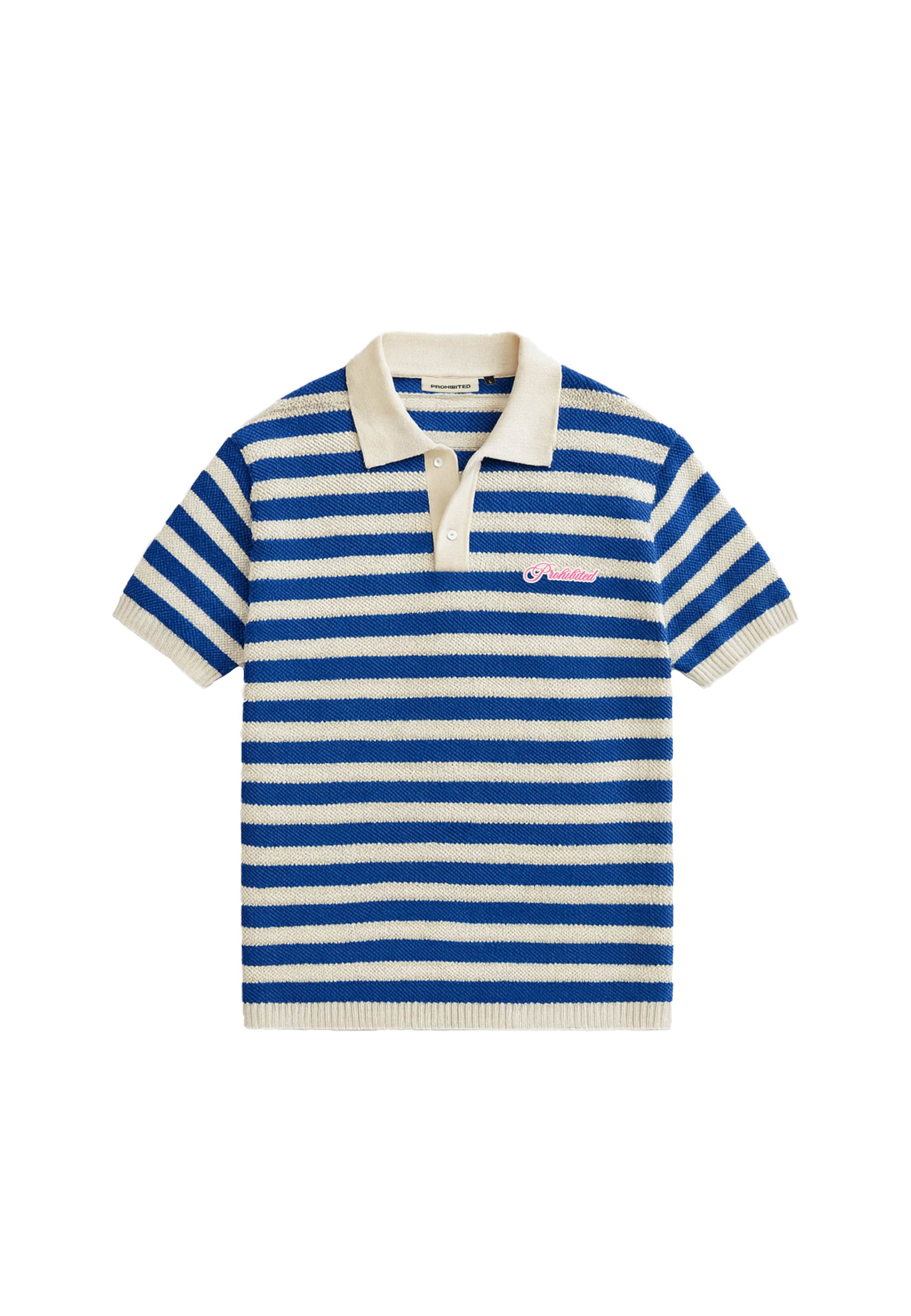 Pull-over Prohibited en bleu : devant