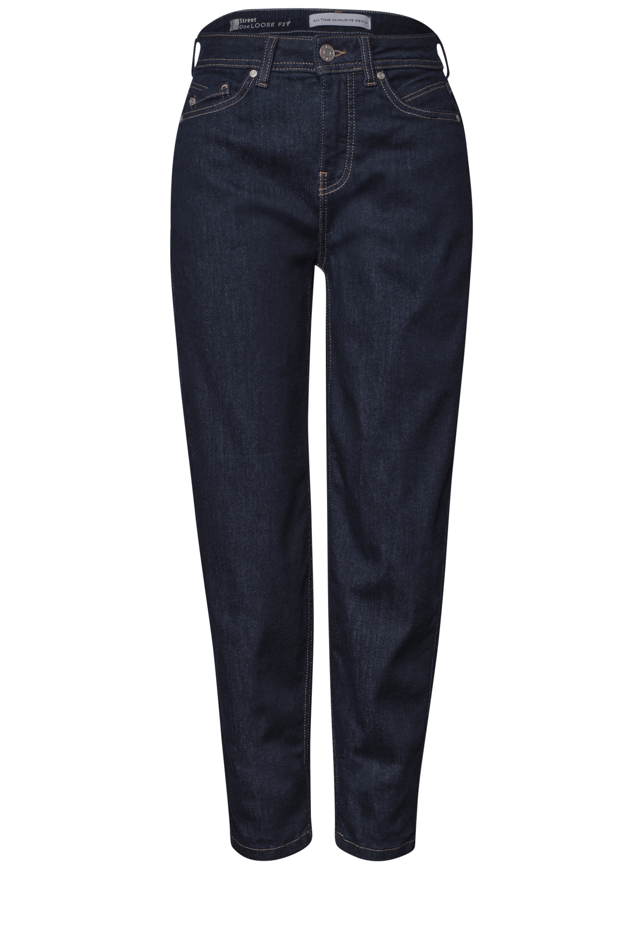 STREET ONE Jean 'Karlie' en 25/28 en bleu marine, Vue avec produit