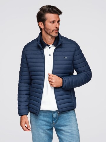 Ombre Winterjas 'OM-JALP-0295' in Blauw