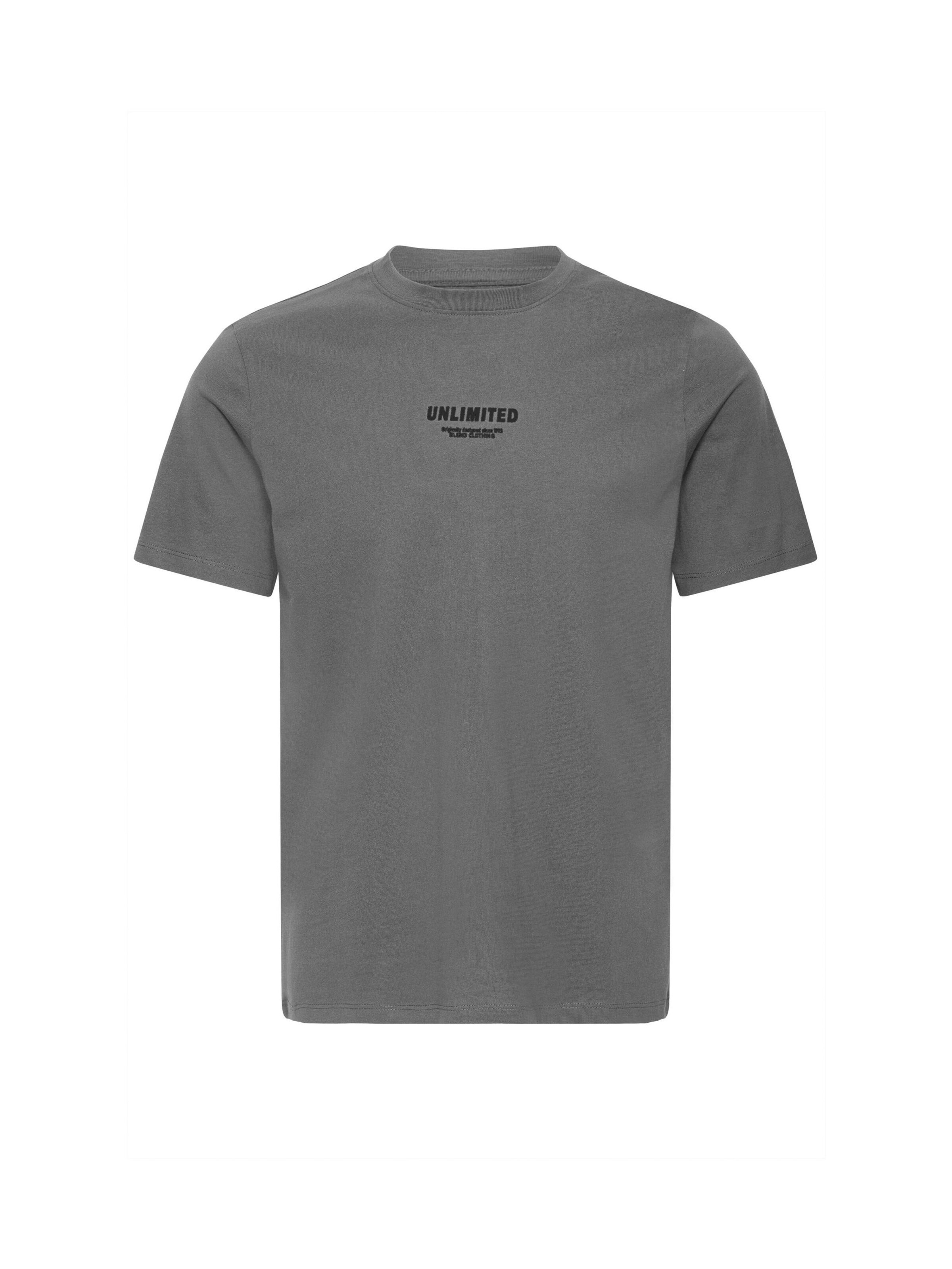 BLEND - Camiseta ' BHStema ' en gris: frente