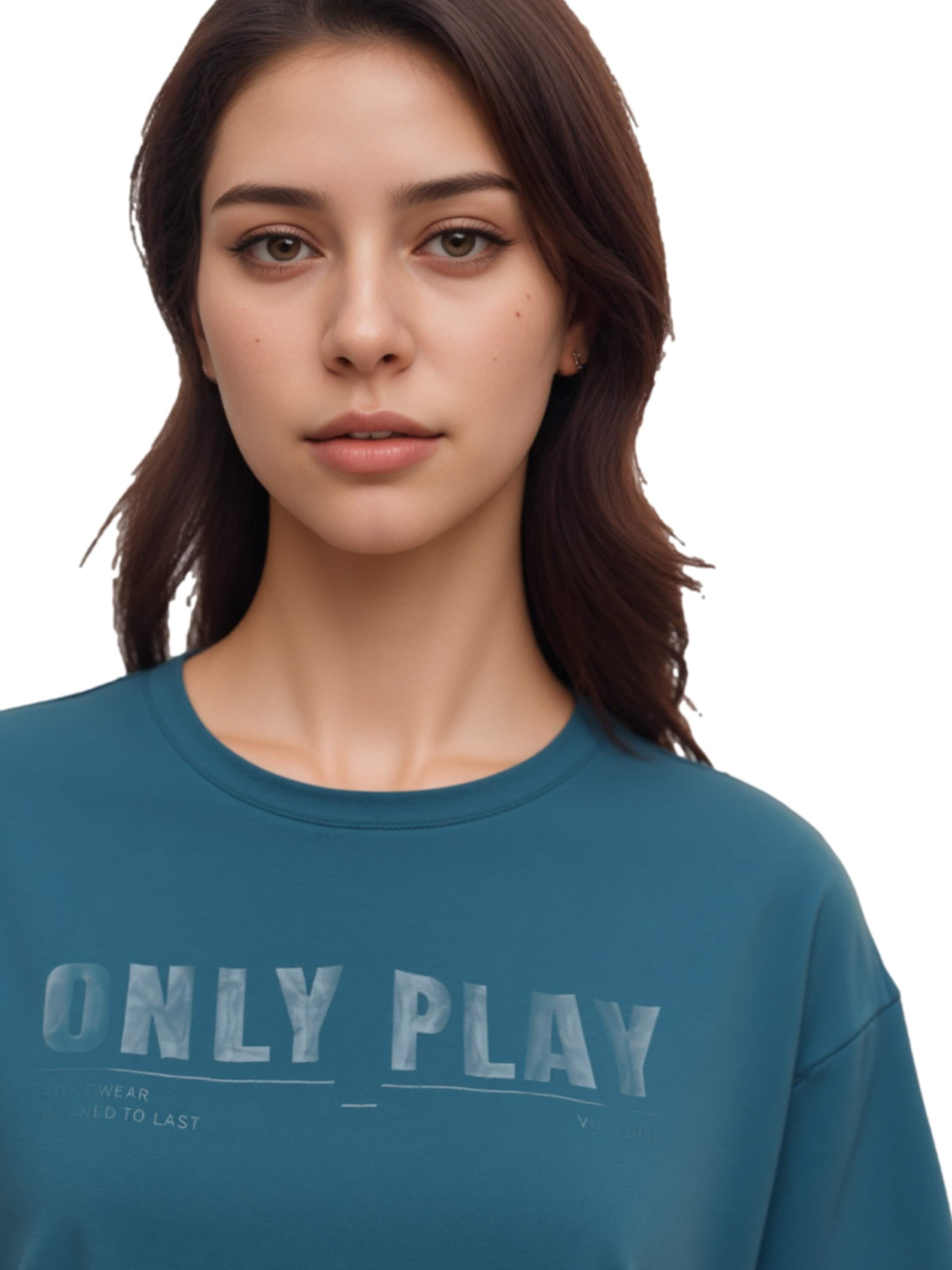 ONLY PLAY Shirt 'Jep' in Blauw