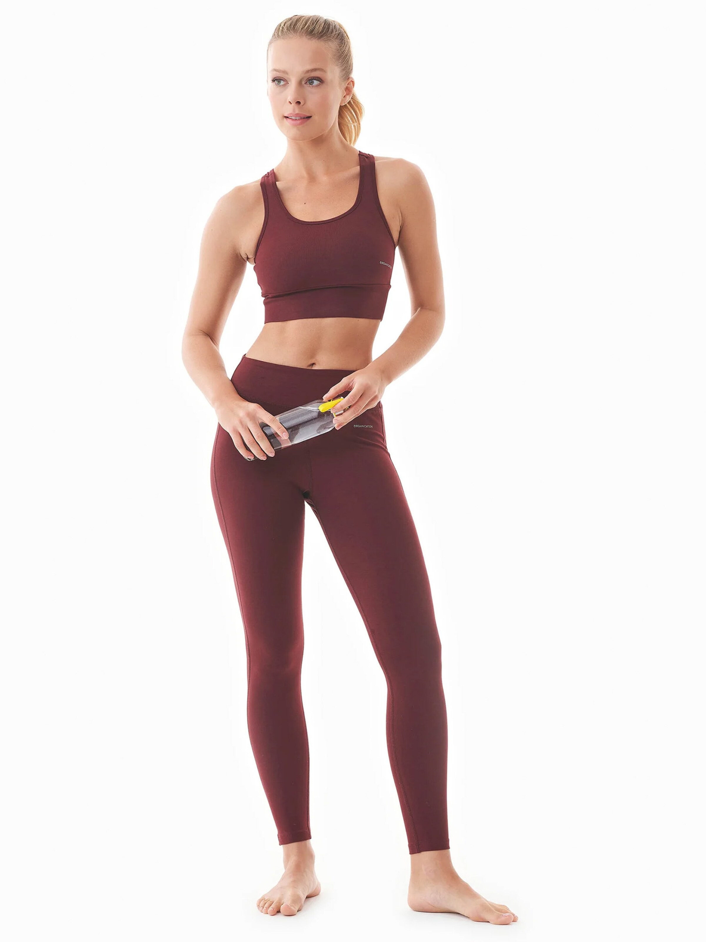 Organication Skinny Leggings in Red