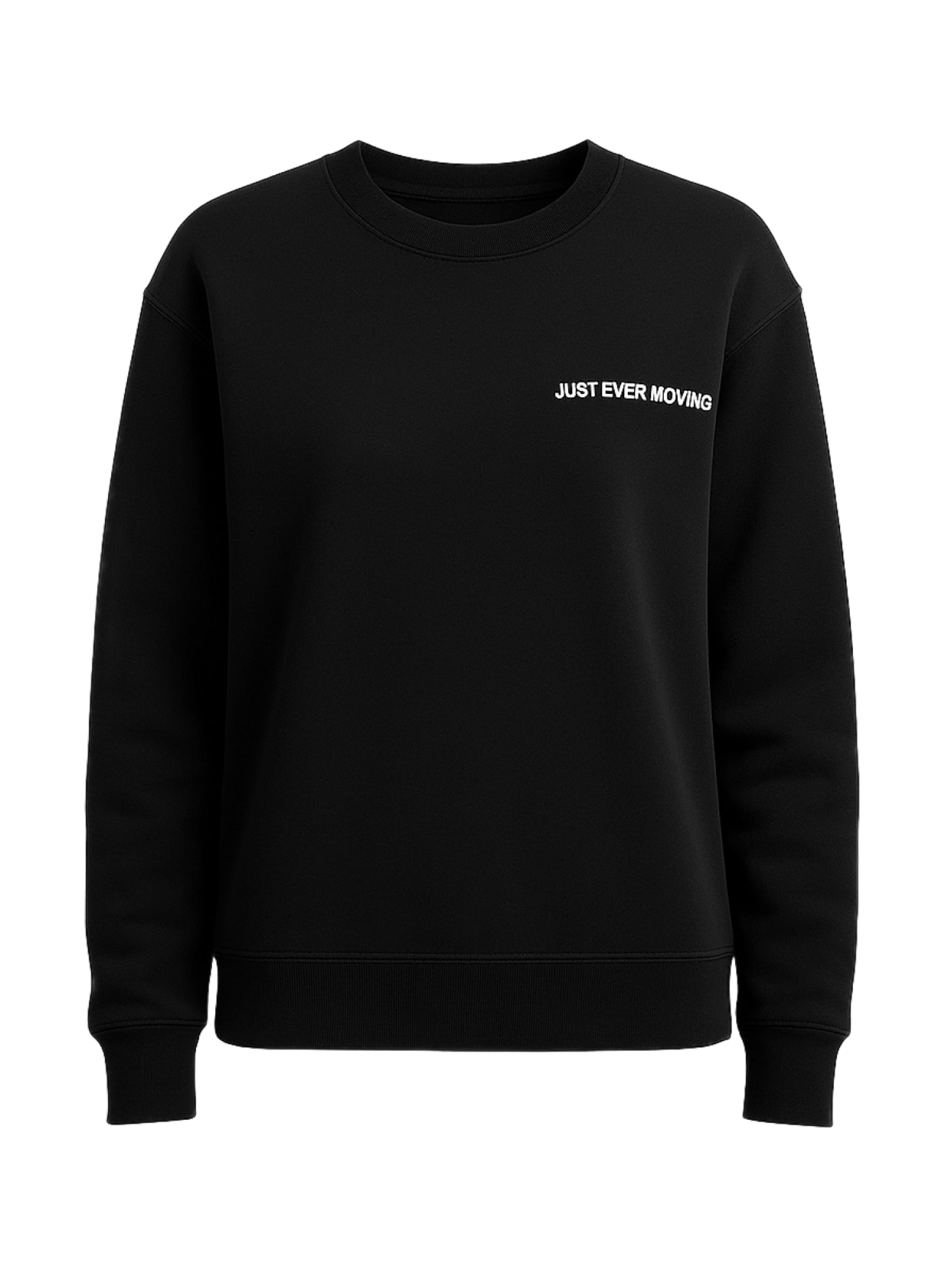 Justever Sweatshirt in Zwart: voorkant