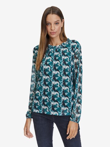 Betty & Co Blouse in Blauw: voorkant