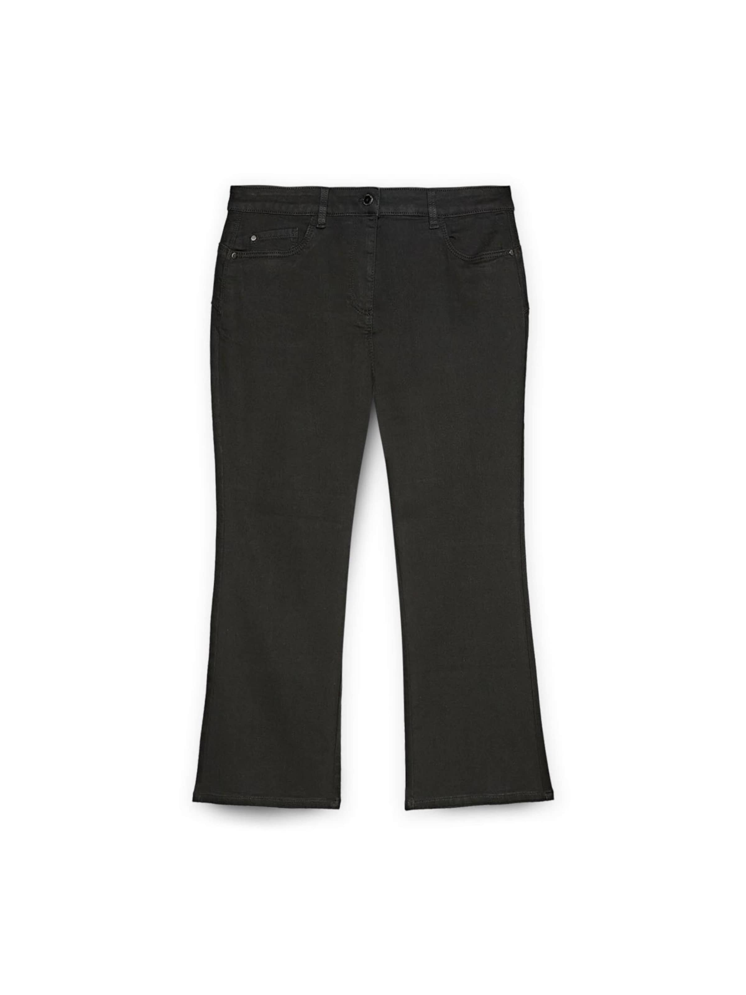 évasé Jean Fiorella Rubino en noir : devant