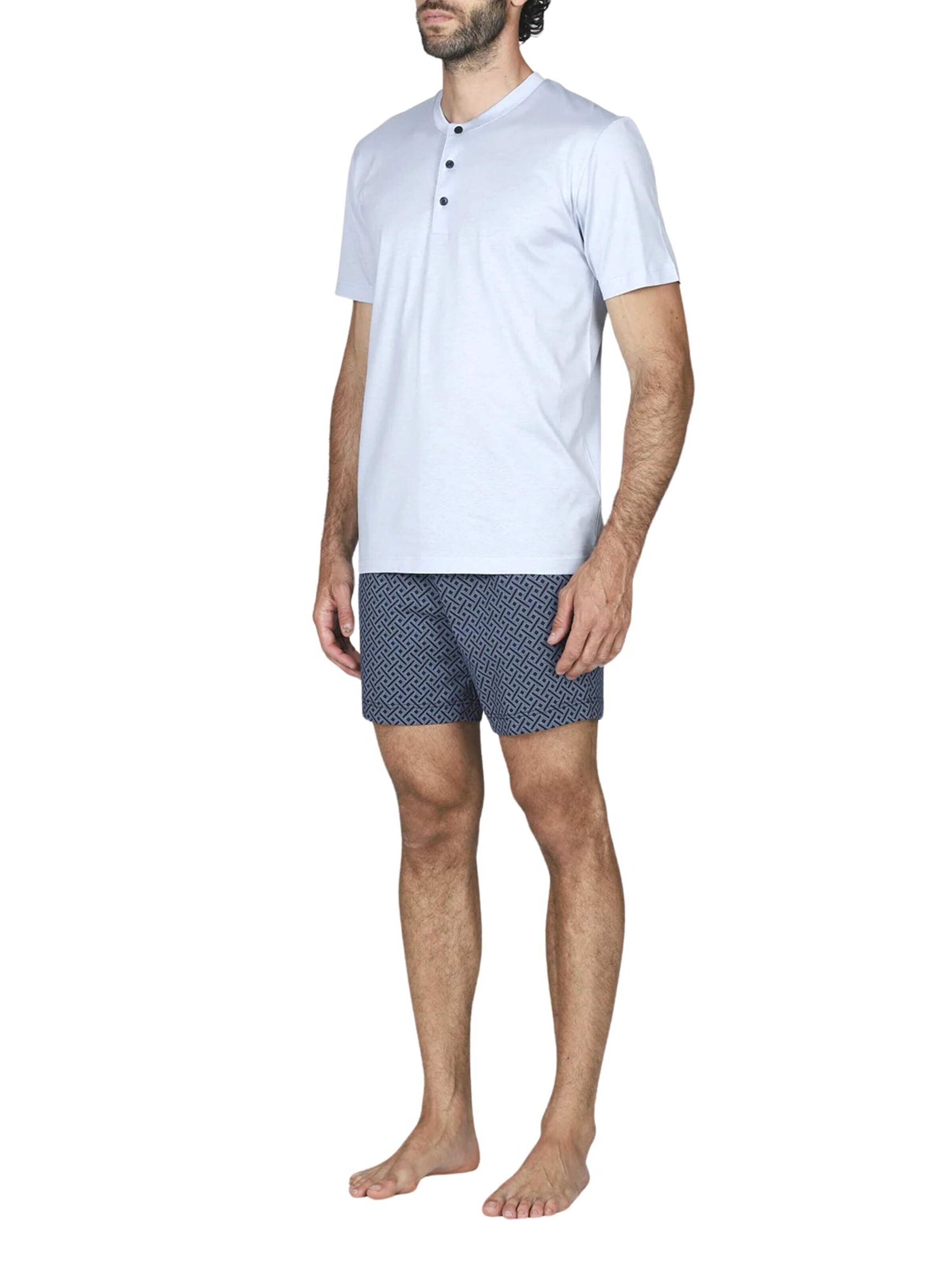 JULIPET Pajama short in Blue
