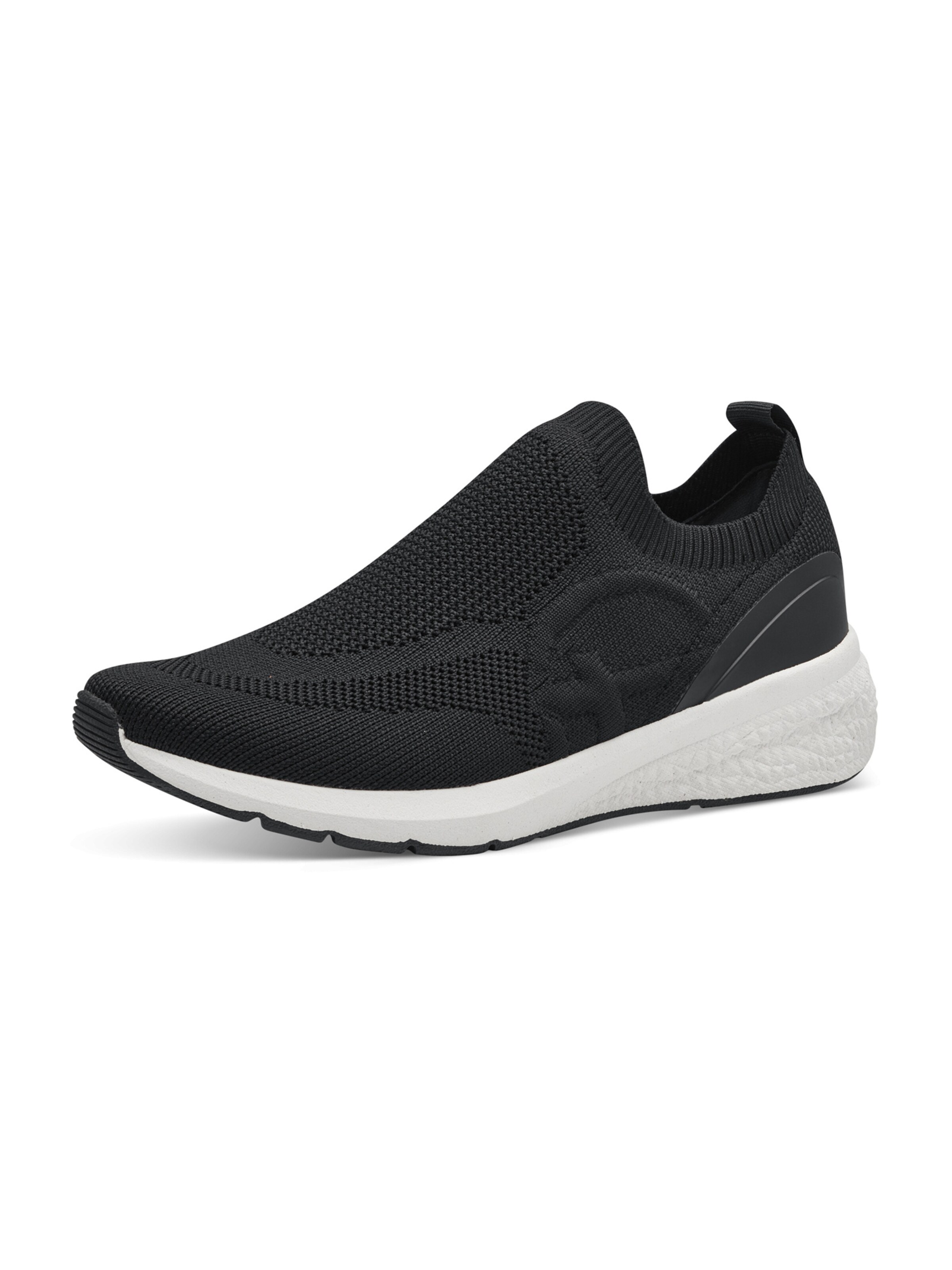 Tamaris Slip-Ons in Black: front