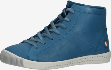 Softinos High-Top Sneakers in Blue: front