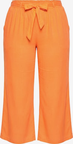 MIAMODA Wide Leg Hose in Orange: Vorderseite