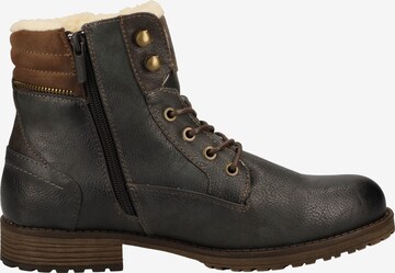 MUSTANG Lace-up boots in Brown