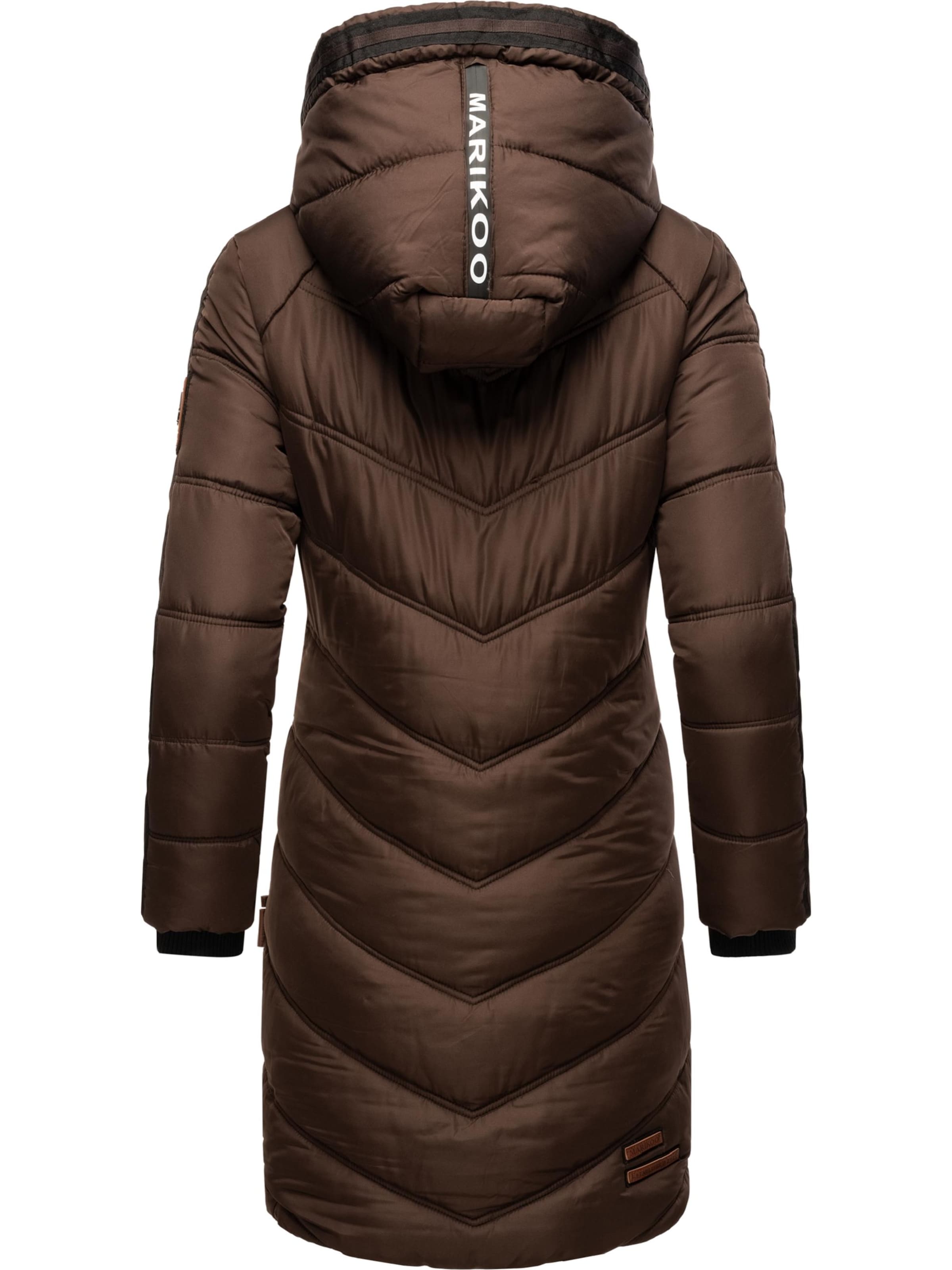 MARIKOO Winter coat 'Armasa' in Brown