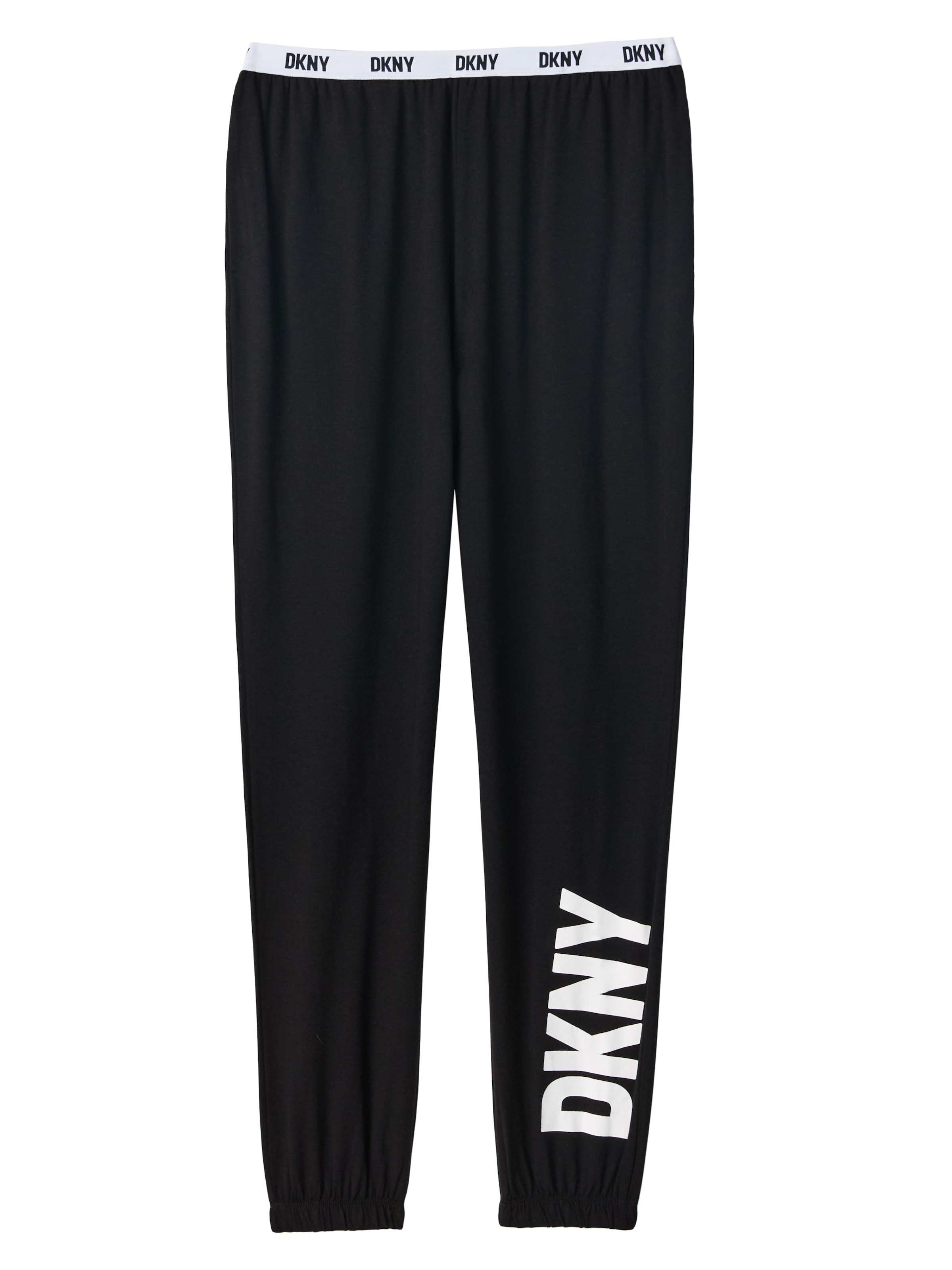 DKNY Pyjamabroek 'Must Have Basic' in Zwart: voorkant