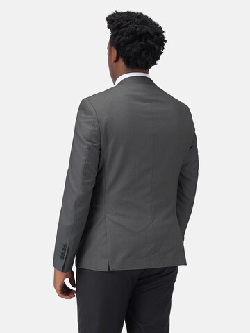 YOUTHUP Slim fit Suit Jacket 'Duplo' in Grey