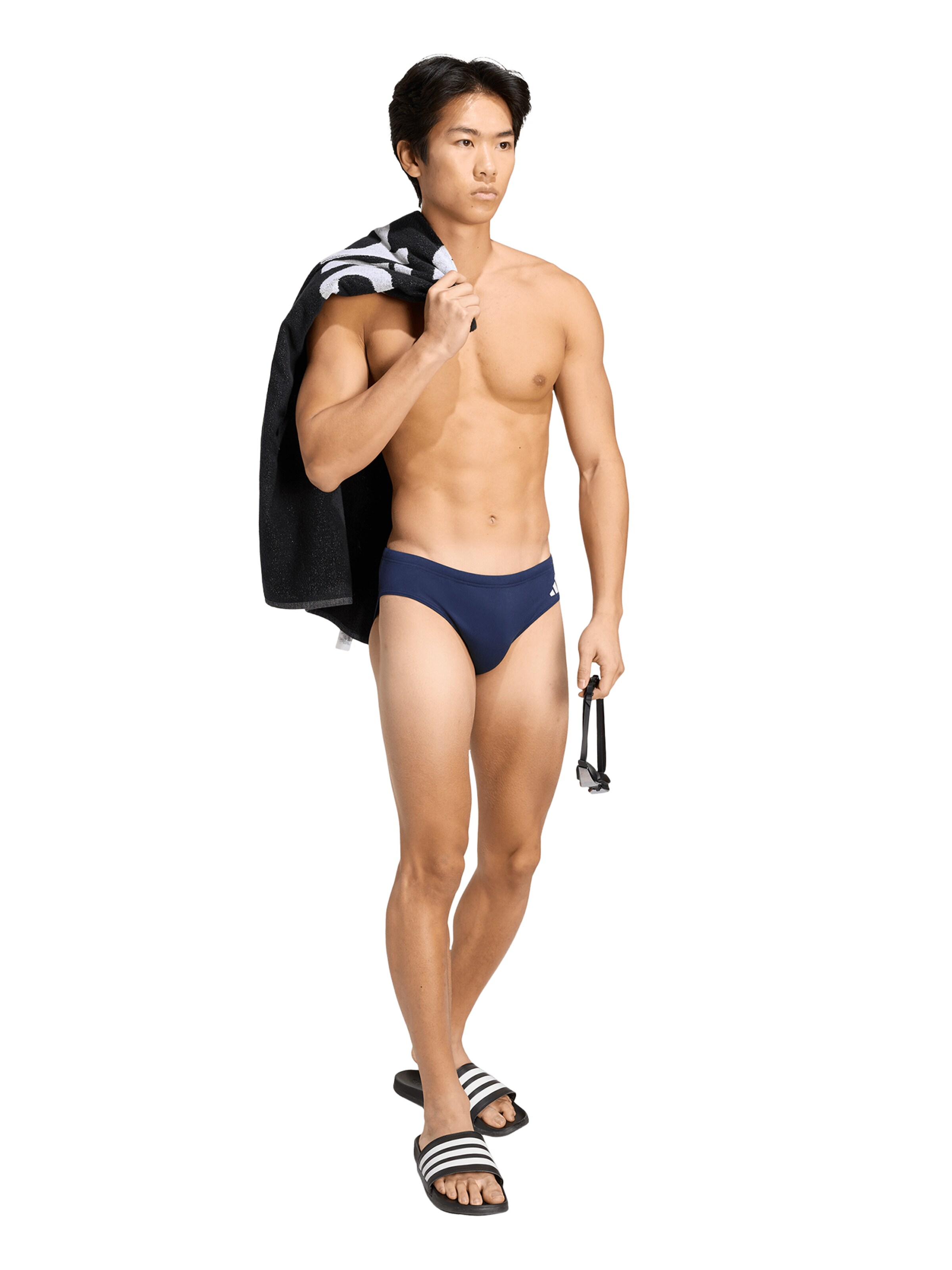 ADIDAS PERFORMANCE Athletic Swim Trunks 'TEAM' in Blue
