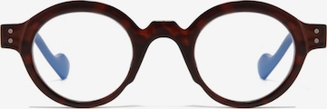 Lunettes VEYREY en bleu : devant