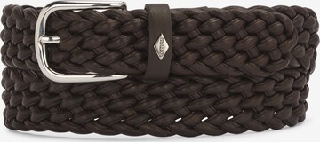 LOTTUSSE Belt 'Braided' in Brown: front