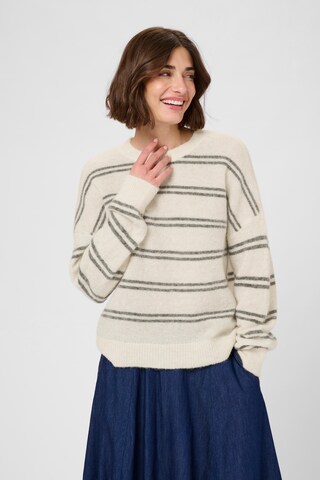 CULTURE Sweater 'Bernie Cacheia' in White: front