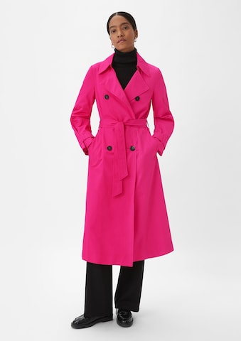 COMMA Between-Seasons Coat in Pink: front