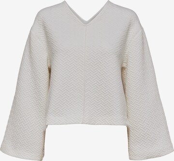 SELECTED FEMME Sweatshirt 'DENISE ' i hvid: forside