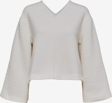 SELECTED FEMME - Sweatshirt 'DENISE ' em branco: frente