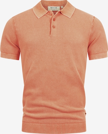 INDICODE JEANS Poloshirt ' Vorm ' in Orange: Vorderseite
