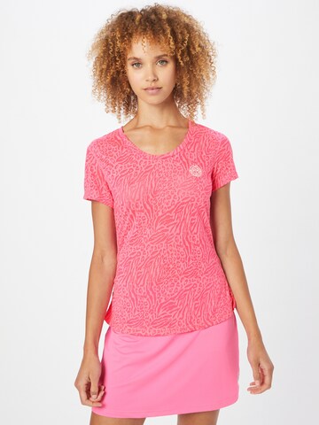 BIDI BADU Функциональная футболка 'Anni Burnout' в Ярко-розовый: спереди